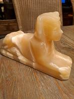 Réplique de sphinx égyptien en albâtre, Enlèvement ou Envoi, Utilisé