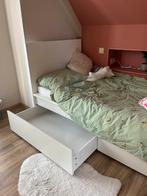 Bed ikea malm eenpersoons met opberg laden, Huis en Inrichting, Slaapkamer | Bedden, Ophalen, 100 cm, Eenpersoons, 210 cm