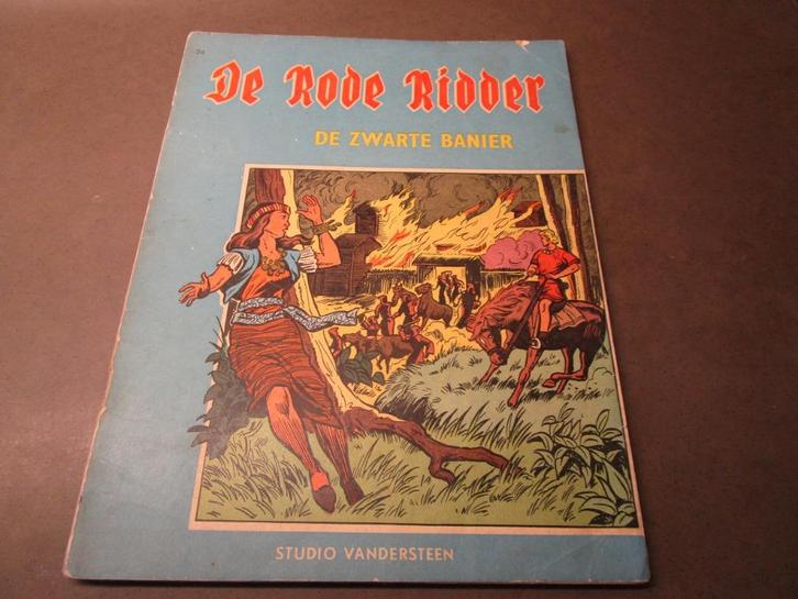 AFGESLOTEN: De zwarte banier - Rode Ridder - 1965 - 1e druk, Boeken, Stripverhalen, Gelezen, Eén stripboek, Ophalen of Verzenden