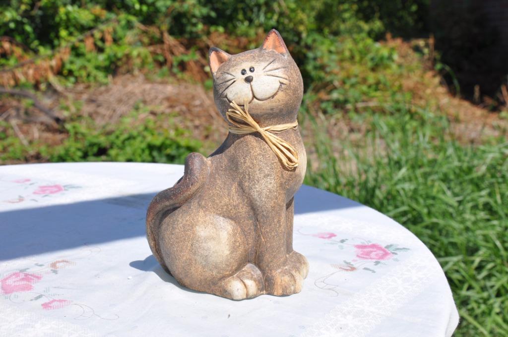 §  grand chat decoratif collier de paille, Ophalen of Verzenden, Zo goed als nieuw