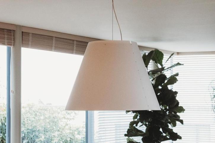 Luceplan Grande Costanza Hanglamp, Maison & Meubles, Lampes | Suspensions, Comme neuf, 75 cm ou plus, Synthétique, Enlèvement