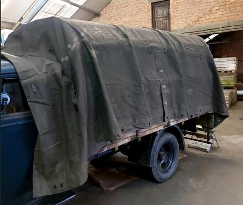 Leger voertuig huif / bache / zeil 4m80 x 4m80, Verzamelen, Militaria | Algemeen, Landmacht, Overige typen, Ophalen