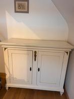 Witte antieke houten kast klein formaat, Antiek en Kunst, Antiek | Meubels | Kasten, Ophalen