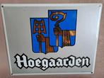 plaque emaillée de brasserie Hoegaarden, Ophalen of Verzenden, Gebruikt, Reclamebord