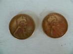 2 muntstukken one cent USA 1940, Enlèvement ou Envoi, Amérique du Nord