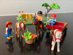 Playmobil Country: ponyweide met hooiwagen (5457), Comme neuf, Ensemble complet, Enlèvement ou Envoi