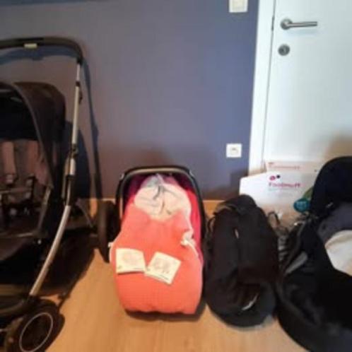 Kinderwagen Maxi Cosi Mura plus 3-in-1 combi black raven. Ma, Kinderen en Baby's, Buggy's, Gebruikt, Maxi-Cosi, Regenhoes, Verstelbare rugleuning