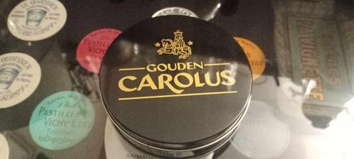 Brouwerij bierset 4 metalen onderzetters Gouden Carolus, Verzamelen, Biermerken, Nieuw, Viltje(s), Overige merken, Ophalen of Verzenden