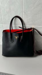 Prada saffiano double leather medium, Handtassen en Accessoires, Ophalen of Verzenden, Zo goed als nieuw