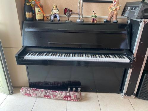 Zwarte piano RIPPEN, Muziek en Instrumenten, Piano's, Gebruikt, Piano, Zwart, Ophalen