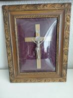 Religieuze kader met bolglas, Ophalen of Verzenden