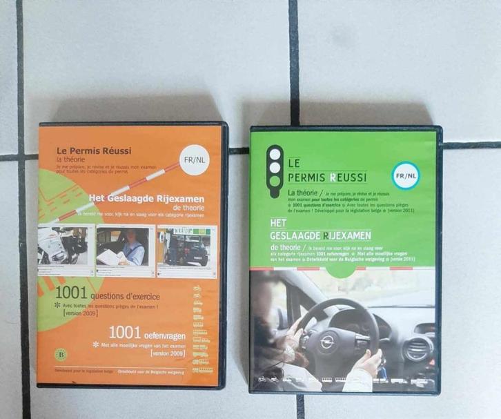 DVD (2) cours de théorie de la conduite automobile avant l'e, Autos : Divers, Autos divers Autre, Enlèvement