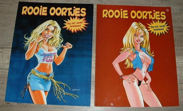 rooie oortjes , nog niet eerder verschenen, Boeken, Stripverhalen, Zo goed als nieuw, Meerdere stripboeken, Ophalen of Verzenden