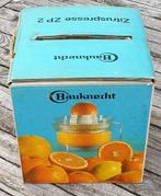 Presse-orange 🍊 électrique ZP2 de marque Baucknecht, Ophalen of Verzenden, Gebruikt, Elektrisch, Sapcentrifuge