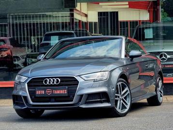 Audi A3 Cabrio 1.5 TFSI S Line S tronic / 1er Main / Full, Cuir, Argent ou Gris, Achat, Entreprise