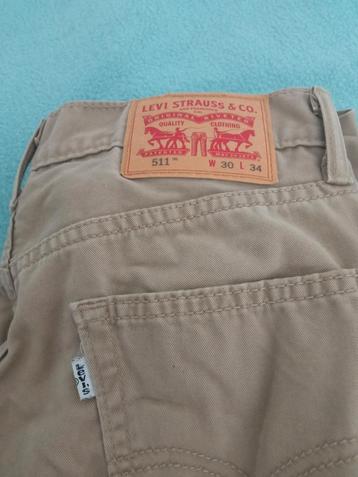 Levi's Jeans White Label Model 511 5-pocket W30L34 nieuw, Enlèvement ou Envoi, Neuf