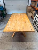 Houten tafel, Tuin en Terras, Picknicktafels, Ophalen, Zo goed als nieuw, Rechthoekig, Hout