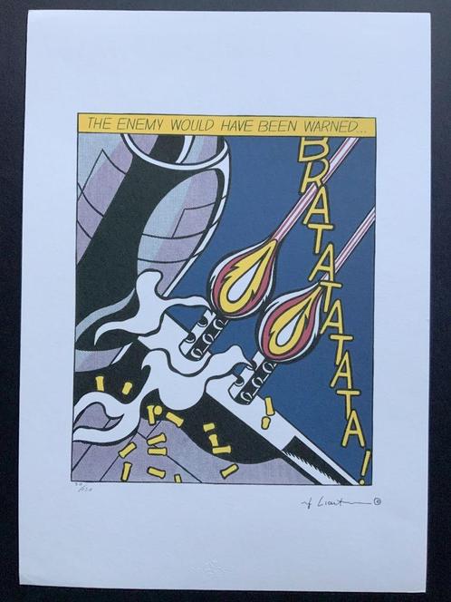 Mooie litho van Lichtenstein 35 X 50 cm, Antiek en Kunst, Kunst | Litho's en Zeefdrukken, Ophalen of Verzenden