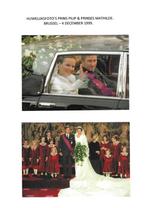 Prins Philip en Prinses Mathilde, Verzamelen, Koningshuis en Royalty, Ophalen of Verzenden, Zo goed als nieuw, Kaart, Foto of Prent