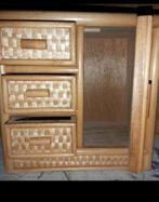 armoire miniature  en bois hauteur 23cm, Maison & Meubles, Comme neuf, Enlèvement ou Envoi