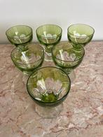 6 antieke kristallen glazen Val Saint Lambert, Enlèvement