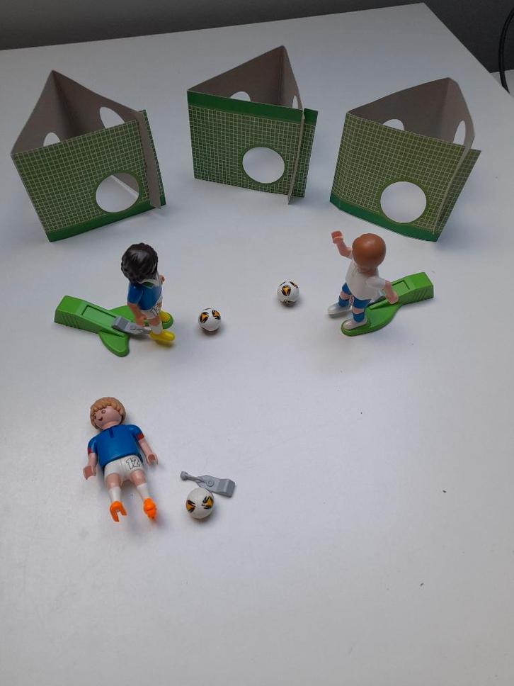 Playmobil voetbalspelers, Kinderen en Baby's, Speelgoed | Playmobil, Gebruikt, Ophalen of Verzenden