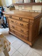 Commode lade kast, Huis en Inrichting, Ophalen, 100 tot 150 cm, Eikenhout, Zo goed als nieuw