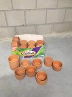 25 terracotta potjes, Jardin & Terrasse, Pots de fleurs, Enlèvement, Comme neuf, Terracotta
