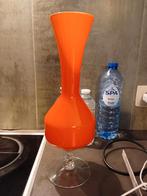Vaas jaren 70, Huis en Inrichting, Woonaccessoires | Vazen, Ophalen, Zo goed als nieuw, Oranje