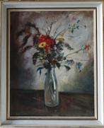 Hans Klein: Flesje met veldbloemen (olieverf op doek), Antiquités & Art, Art | Peinture | Classique, Enlèvement