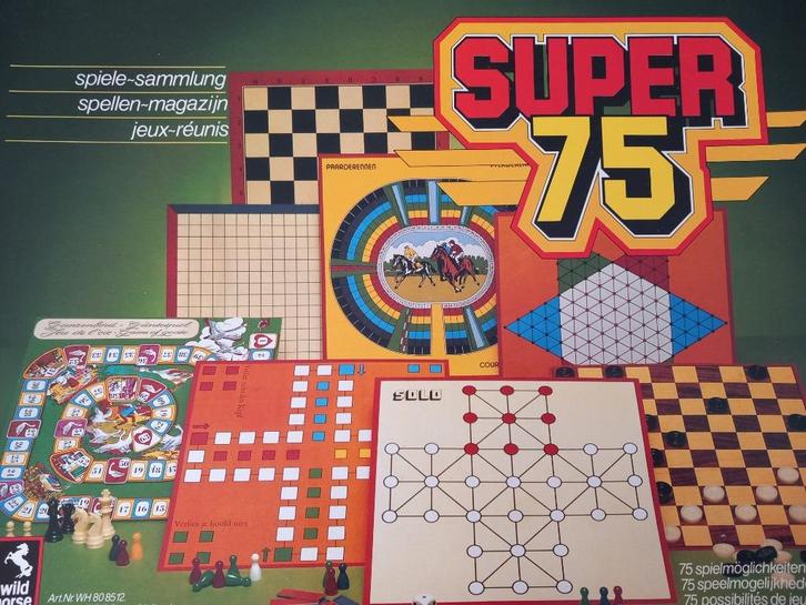 Super 75 spellenmagazijn, Hobby & Loisirs créatifs, Jeux de société | Jeux de plateau, Utilisé, 1 ou 2 joueurs, Trois ou quatre joueurs