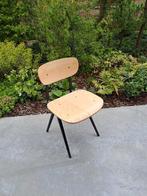 2x Retro schoolstoel, kantinestoel, Huis en Inrichting, Ophalen, Zo goed als nieuw