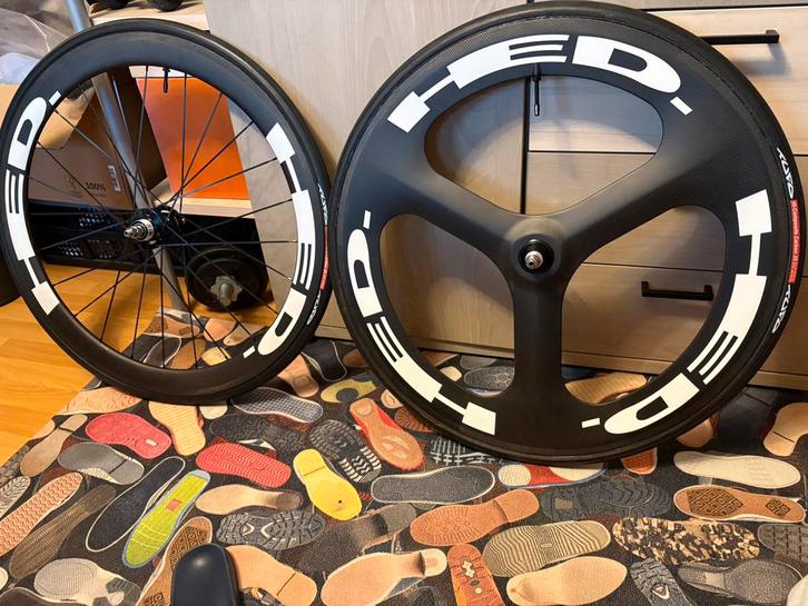 HED piste wielset, Fietsen en Brommers, Fietsen | Racefietsen, Carbon, Ophalen