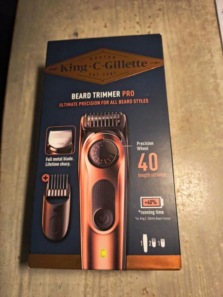 Baardtrimmer Braun Gillette nieuw in de verpakking., Electroménager, Électroménager & Équipement Autre, Enlèvement