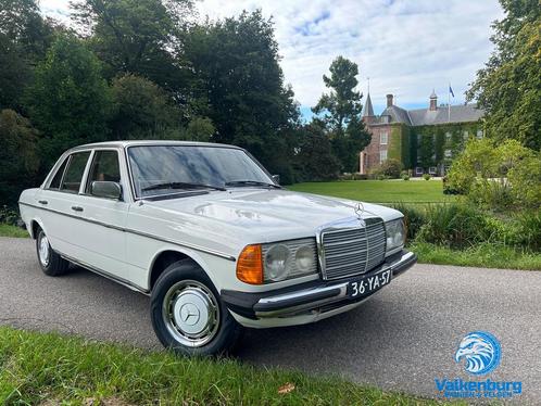 Mercedes-Benz 300 W123   300D diesel 1976 wit nieuwe APK, Autos, Mercedes-Benz, Particulier, Série 300, Radio, Diesel, Berline