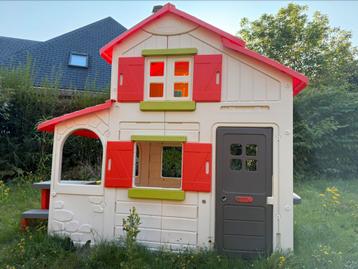 Smoby duplex speelhuis (weldra gedemonteerd) beschikbaar voor biedingen