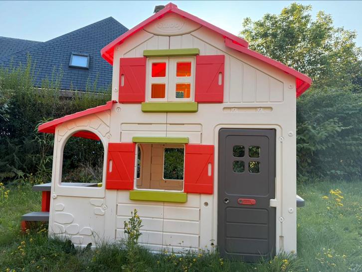 Smoby duplex speelhuis (weldra gedemonteerd), Kinderen en Baby's, Speelgoed | Buiten | Speeltoestellen, Zo goed als nieuw, Ophalen