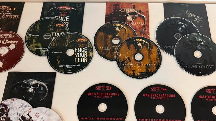 Set Masters of Hardcore Cd’s 15 Stuks, Cd's en Dvd's, Cd's | Dance en House, Zo goed als nieuw, Overige genres, Boxset, Ophalen of Verzenden