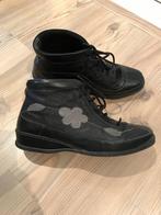 Zwarte lederen veterlaarsjes van HUSH PUPPIES (mt 39), Zwart, Lage of Enkellaarzen, Ophalen of Verzenden, Gedragen