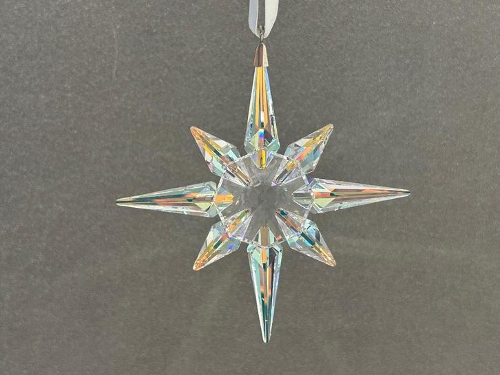 Swarovski Kerstster  Ornament groot Kristal AB, Verzamelen, Swarovski, Nieuw, Figuurtje, Ophalen of Verzenden