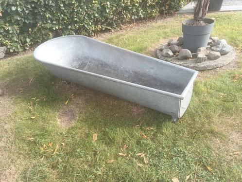 Prachtig zinken bad op pootjes in top staat!, Antiek en Kunst, Curiosa en Brocante, Ophalen