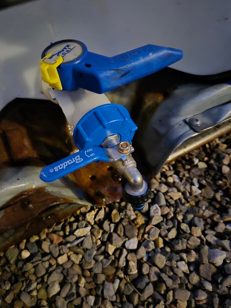 Ibc 1000 liter container zuiver, Ophalen