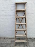 Vintage houten ladder, Antiek en Kunst, Ophalen