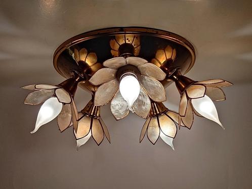 plafonlamp Boulanger "Lotus" 5, Huis en Inrichting, Lampen | Plafondlampen, Gebruikt, Metaal, Overige materialen, Verzenden