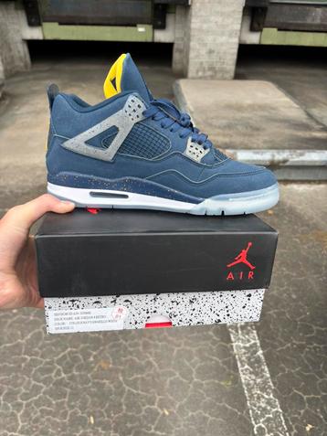 Nike air Jordan 4 retro Michigan, Kleding | Heren, Schoenen, Blauw, Nieuw, Ophalen of Verzenden, Sneakers