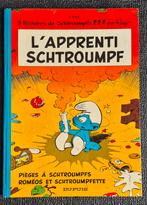 Les Schtroumpfs - 7- l'apprenti Schtroumpf - 1973 dos rond, Gelezen, Peyo, Eén stripboek, Ophalen of Verzenden