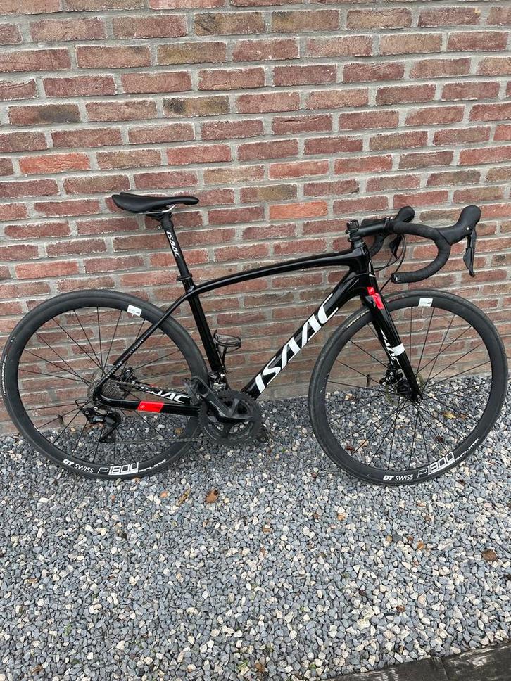Isaac Vitron Carbon Racefiets - Shimano 105, Fietsen en Brommers, Fietsen | Racefietsen, Gebruikt, Heren, Carbon, Ophalen