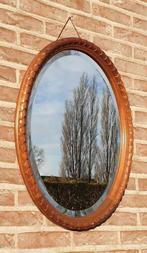Schuine spiegel, Louis XVI-stijl gesneden mahoniehouten fram, Ophalen, Ovaal