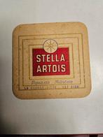 Oud bierviltje Stella artois, Verzamelen, Ophalen of Verzenden, Stella Artois