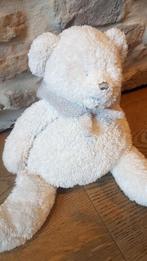 DIMPEL - Peluche Ours blanc et foulard beige, Kinderen en Baby's, Ophalen of Verzenden, Gebruikt, Beer
